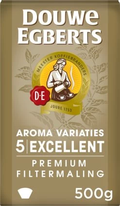 Douwe Egberts Excellent Filterkoffie - 6 X 500 Gram -Koffiehuis 698x1200