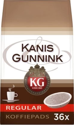 Kanis & Gunnink Regular Koffiepads - 10 X 36 Pads -Koffiehuis 717x1200 1