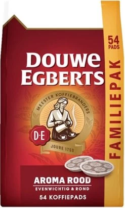 Douwe Egberts Aroma Rood Koffiepads - 4 X 54 Pads -Koffiehuis 726x1200 1
