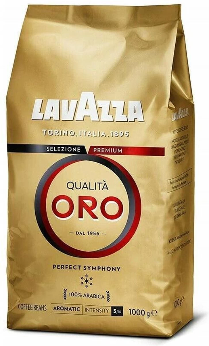 Lavazza Qualita Oro Koffiebonen -1 X 1 Kg 4 Lavazza Qualita Oro Koffiebonen -1 X 1 Kg - Afbeelding 2