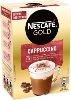 Nescafé Gold Cappuccino Oploskoffie - Ongezoet - 6 Doosjes à 10 Zakjes -Koffiehuis 857x1200 3
