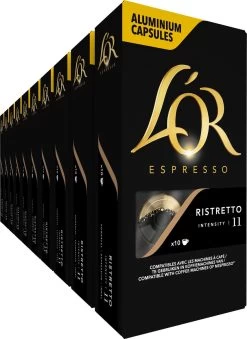 L'OR Espresso Ristretto (11) - 10 X 10 Koffiecups