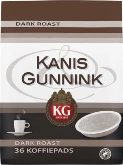 Kanis & Gunnink Dark Roast Koffiepads - 10 X 36 Pads -Koffiehuis 894x1200 1