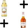 Monin VAnille Koffiesiroop VOORDEELPACK Vanille 70 + Caramel 70cl