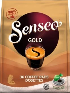 Senseo Gold Koffiepads - 5/9 Intensiteit - 10 X 36 Pads -Koffiehuis 910x1200