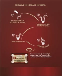 Douwe Egberts Aroma Rood Sticks Oploskoffie - 6 X 25 Zakjes -Koffiehuis 981x1200 2