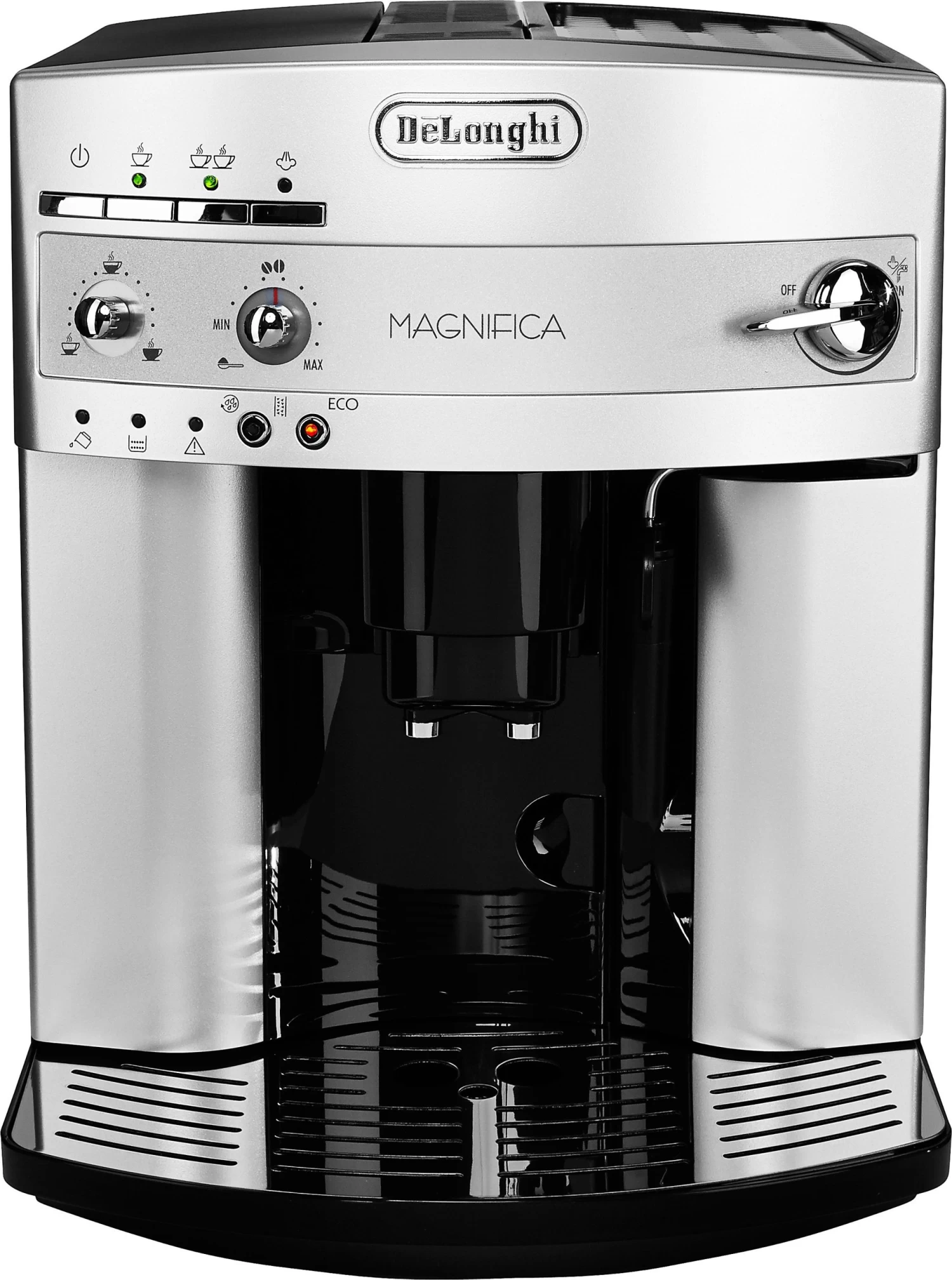 De'Longhi Volautomatisch Koffiezetapparaat Magnifica ESAM 3200.S, Met Melkopschuimtuit, Kegelmaalwerk 13 Treden, Uitneembare Koffiezet-unit, 2-kopjesfunctie, In Zilverkleur 6 De'Longhi Volautomatisch Koffiezetapparaat Magnifica ESAM 3200.S, Met Melkopschuimtuit, Kegelmaalwerk 13 Treden, Uitneembare Koffiezet-unit, 2-kopjesfunctie, In Zilverkleur - Afbeelding 4