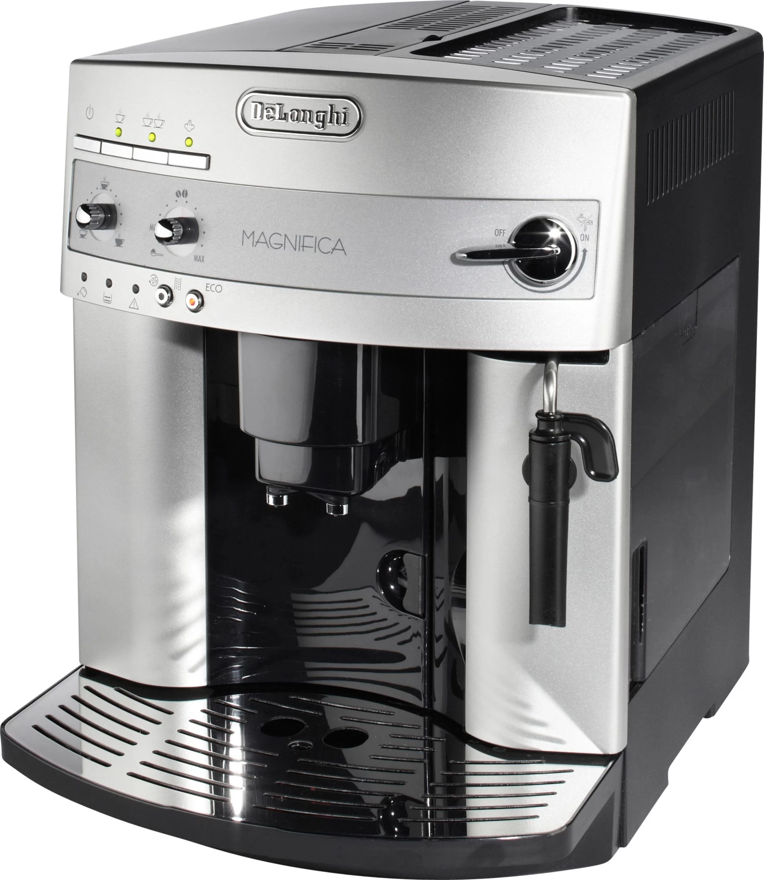 De'Longhi Volautomatisch Koffiezetapparaat Magnifica ESAM 3200.S, Met Melkopschuimtuit, Kegelmaalwerk 13 Treden, Uitneembare Koffiezet-unit, 2-kopjesfunctie, In Zilverkleur 11 De'Longhi Volautomatisch Koffiezetapparaat Magnifica ESAM 3200.S, Met Melkopschuimtuit, Kegelmaalwerk 13 Treden, Uitneembare Koffiezet-unit, 2-kopjesfunctie, In Zilverkleur - Afbeelding 9