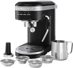 De'Longhi Volautomatisch Koffiezetapparaat PrimaDonna Class ECAM 550.65.W, Wit -Koffiehuis kitchenaid espressomachine 5kes6503ebk vulkaanzwart zwart