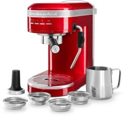 De'Longhi Volautomatisch Koffiezetapparaat PrimaDonna Class ECAM 550.65.W, Wit -Koffiehuis kitchenaid espressomachine 5kes6503eca appelrood rood