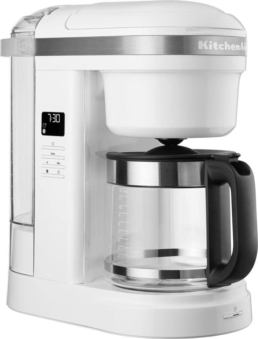 KitchenAid Filterkoffieapparaat 5KCM1208EWH WIT, 1,7 L, CLASSIC Drip-koffiezetapparaat Met Spiraalvormige Watertuit 4 KitchenAid Filterkoffieapparaat 5KCM1208EWH WIT, 1,7 L, CLASSIC Drip-koffiezetapparaat Met Spiraalvormige Watertuit - Afbeelding 2