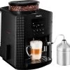 Krups Volautomatisch Koffiezetapparaat EA8160 Essential Espresso, Lcd-display, 3 Temperatuurstanden + 3 Maalgrofheden, Watertankcapaciteit: 1,7 Liter, Inclusief Auto Cappuccino XS6000 Set -Koffiehuis krups volautomatisch koffiezetapparaat ea8160 essential espresso lcd display 3 temperatuurstanden 3 maalgrofheden watertankcapaciteit 17 liter inclusief auto cappuccino xs6000 set zwart