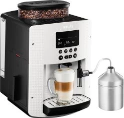 SIEMENS Volautomatisch Koffiezetapparaat EQ.5 500 Integral TQ507D03 -Koffiehuis krups volautomatisch koffiezetapparaat ea8161 inclusief edelstalen melkreservoir 3 temperatuurstanden 3 slijpsterktes lcd scherm auto cappuccino wit 8