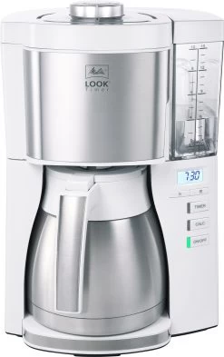 Melitta Koffiezetapparaat Met Maalwerk AromaFresh 1021-01 -Koffiehuis melitta filterkoffieapparaat look therm timer 1025 17 wit