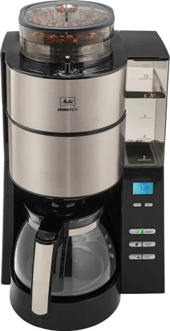 Melitta Koffiezetapparaat Met Maalwerk AromaFresh 1021-01 -Koffiehuis melitta koffiezetapparaat met maalwerk aromafresh 1021 01 zwart 10