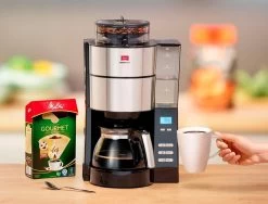 Melitta Koffiezetapparaat Met Maalwerk AromaFresh 1021-01 -Koffiehuis melitta koffiezetapparaat met maalwerk aromafresh 1021 01 zwart 6