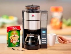 Melitta Koffiezetapparaat Met Maalwerk AromaFresh 1021-01 -Koffiehuis melitta koffiezetapparaat met maalwerk aromafresh 1021 01 zwart 7