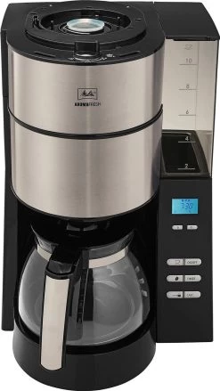 Melitta Koffiezetapparaat Met Maalwerk AromaFresh 1021-01 -Koffiehuis melitta koffiezetapparaat met maalwerk aromafresh 1021 01 zwart 8