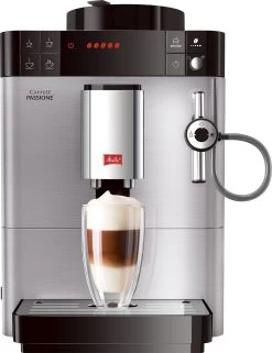 Melitta Volautomatisch Koffiezetapparaat Passione® One Touch F53/1-102, Zwart, One-touch-functie, Per Kopje Precies De Juiste Hoeveelheid Versgemalen Bonen -Koffiehuis melitta volautomatisch koffiezetapparaat passione f54 0 100 roestvrij staal modern edelstalen front per kopje een precies afgemeten hoeveelheid versgemalen bonen zilver