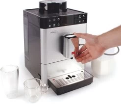Melitta Volautomatisch Koffiezetapparaat Passione® One Touch F53/1-101, Zilver, One-touch-functie , Per Kopje Precies De Juiste Hoeveelheid Versgemalen Bonen -Koffiehuis melitta volautomatisch koffiezetapparaat passione one touch f53 1 101 zilver one touch functie per kopje precies de juiste hoeveelheid versgemalen bonen zilver 11