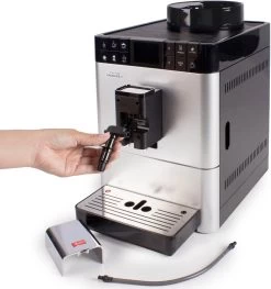 Melitta Volautomatisch Koffiezetapparaat Passione® One Touch F53/1-101, Zilver, One-touch-functie , Per Kopje Precies De Juiste Hoeveelheid Versgemalen Bonen -Koffiehuis melitta volautomatisch koffiezetapparaat passione one touch f53 1 101 zilver one touch functie per kopje precies de juiste hoeveelheid versgemalen bonen zilver 13