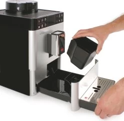 Melitta Volautomatisch Koffiezetapparaat Passione® One Touch F53/1-101, Zilver, One-touch-functie , Per Kopje Precies De Juiste Hoeveelheid Versgemalen Bonen -Koffiehuis melitta volautomatisch koffiezetapparaat passione one touch f53 1 101 zilver one touch functie per kopje precies de juiste hoeveelheid versgemalen bonen zilver 15