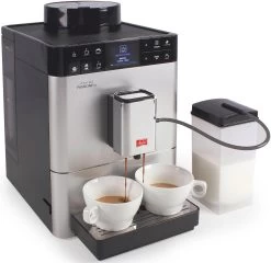 Melitta Volautomatisch Koffiezetapparaat Passione® One Touch F53/1-101, Zilver, One-touch-functie , Per Kopje Precies De Juiste Hoeveelheid Versgemalen Bonen