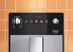 Melitta Volautomatisch Koffiezetapparaat Purista® F230-101, Zilver/zwart, Favoriete Koffie-functie, Compact & Extra Geruisloos -Koffiehuis melitta volautomatisch koffiezetapparaat purista f230 101 zilver zwart favoriete koffie functie compact extra geruisloos zilver 4