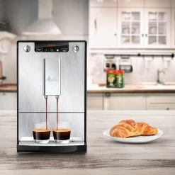 Melitta Volautomatisch Koffiezetapparaat Solo® E 950-111, Organic Silver, Perfect Voor Caffè Crema & Espresso, Slechts 20 Cm Breed -Koffiehuis melitta volautomatisch koffiezetapparaat solo e 950 111 organic silver perfect voor caffe crema espresso slechts 20 cm breed zilver 8