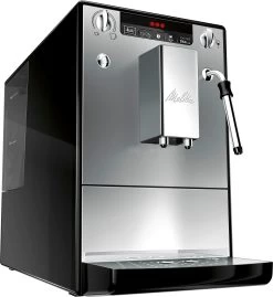 Melitta Volautomatisch Koffiezetapparaat Solo® & Milk E953-202, Zilver/zwart, Caffè Crema & Espresso Per One Touch, Zuigmond Voor Melkschuim -Koffiehuis melitta volautomatisch koffiezetapparaat solo milk e953 202 zilver zwart caffe crema espresso per one touch zuigmond voor melkschuim zilver 3