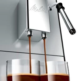 Melitta Volautomatisch Koffiezetapparaat Solo® & Milk E953-202, Zilver/zwart, Caffè Crema & Espresso Per One Touch, Zuigmond Voor Melkschuim -Koffiehuis melitta volautomatisch koffiezetapparaat solo milk e953 202 zilver zwart caffe crema espresso per one touch zuigmond voor melkschuim zilver 7