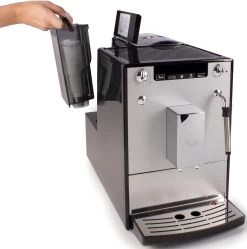 Melitta Volautomatisch Koffiezetapparaat Solo® & Milk E953-202, Zilver/zwart, Caffè Crema & Espresso Per One Touch, Zuigmond Voor Melkschuim -Koffiehuis melitta volautomatisch koffiezetapparaat solo milk e953 202 zilver zwart caffe crema espresso per one touch zuigmond voor melkschuim zilver 8