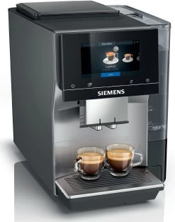 Krups Volautomatisch Koffiezetapparaat EA8160 Essential Espresso, Lcd-display, 3 Temperatuurstanden + 3 Maalgrofheden, Watertankcapaciteit: 1,7 Liter, Inclusief Auto Cappuccino XS6000 Set -Koffiehuis siemens volautomatisch koffiezetapparaat eq700 classic tp705d01 intuitief full touchscreen tot 10 individuele koffie favorieten automatische melksysteem reiniging grijs grijs 1